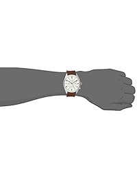 Tommy Hilfiger de los hombres 1791208 Reloj deportivo casual con banda café