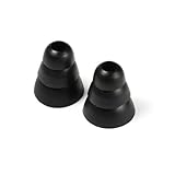 ITIS 10 Replacement Earbud tips Ear Gel for Monster Beats, iBeats,Tour, Urbeats se, Urbeats, Powerbeats （Not for PowerBeats 2 Wireless）, HeartBeats, Diddybeats In-Ear Headphones With ITIS Headphone Cable Cord Clip (BLACK, Triple Flange Large)