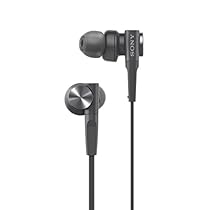 Sony MDR-XB55 Extra-Bass In-Ear Headphones (Black)