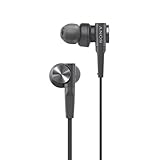 Sony MDR-XB55 Extra-Bass In-Ear Headphones (Black)
