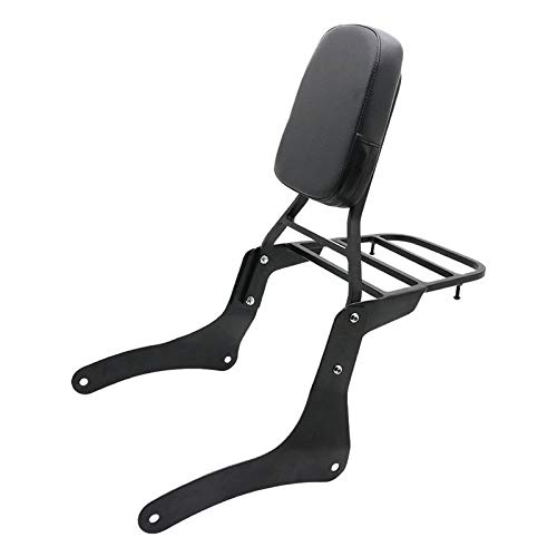 Backrest Sissy Bar + Luggage Rack Pad for Kawasaki Vulcan 900 VN900 1996-2018