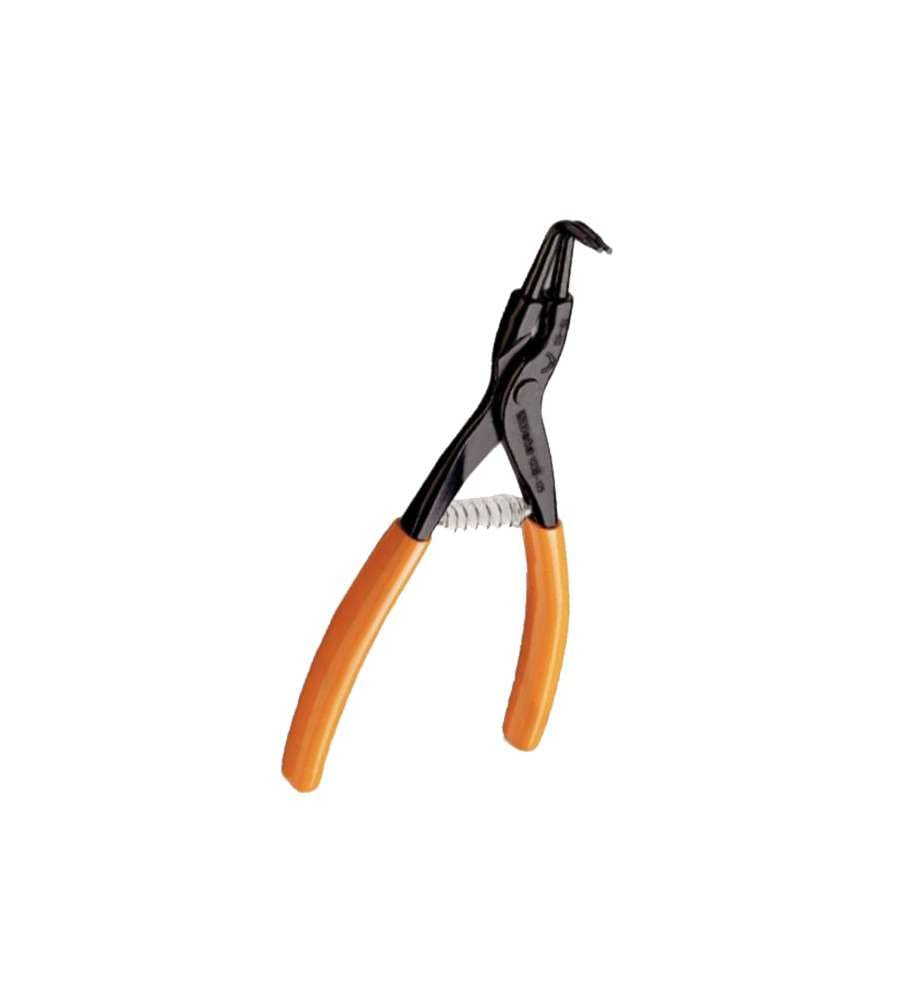 Beta 10380014 Model 1038 135X13 External Circlip Pliers, Bent Pattern, 90deg, Pvc-coated Handles for 10-25mm Circlips, 135mm x 1.3mm