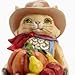 Enesco Jim Shore Heartwood Creek Pint Sized Harvest Cat Figurine, 4.75-Inch