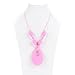 Consider It Maid Silicone Teething Necklace for Mom to Wear - FREE E-BOOK - BPA FREE and FDA Approved - Baby Love (Pink)