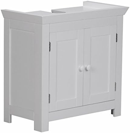 Stunning White Vanity Base Unit - Suitable For All Commercial Sinks - Elegant And Timeless Design - 2 Magnetic Doors