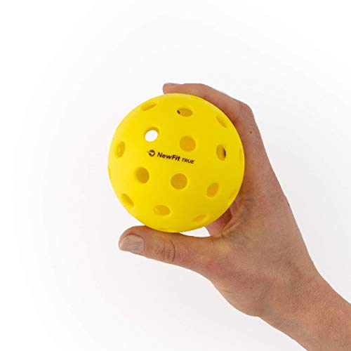 NewFit True Pickleball Balls Premium Outdoor Pickleballs Durable