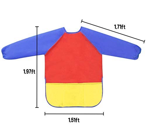 3 Attmu+Children+Waterproof+Painting+Pockets