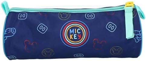 Mickey Mouse Be Kind Children's Pencil Case, Kindergarten Pencil Case, 7 x 21 x 7 cm, Boy, Blue - Image 4