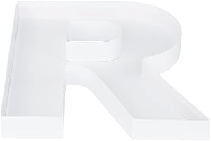 WENPACK 12"Cardboard Letter Shaped Mache Decorative Strawberries Fillable Sweets Candy Container Box (R)