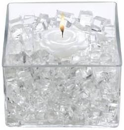 Centerpiece Wedding Tower Vase Filler - Makes 6 Gallons (Bulk 1lb Package) (Cubes, Clear) by LAW