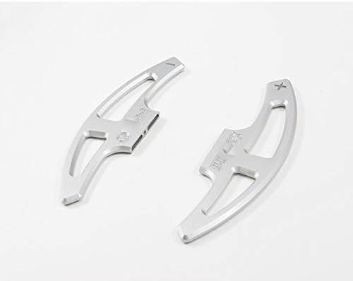 JNXZHQCHD Savanini Aluminum Steering Wheel DSG Shift paddles Shifter Extension For Bmw e90 E92 E93 M3 M6 (2009 2013) Auto car styling