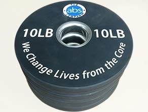 The Abs Company 10lb Olympic Weight Plates Set Of 4