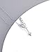Angel caller Cupid's Arrow Necklace Sterling Silver Forever Love Heart Arrow Pendant Necklace for Women, 18