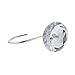 YUYIKES Shower Curtain Hooks Diamond Shape Shower Rings/Round Acrylic Decorative Rhinestones Bling Rolling Bathroom Bath Set of 12 Rings