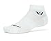 Swiftwick- ASPIRE ONE Running & Cycling Socks for Men & Women, Firm Compression Fit Ankle Socks (White, Large)
