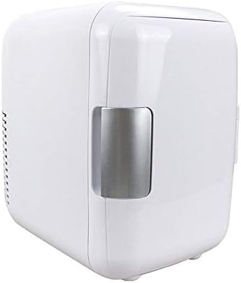 XDLUK 4-liter Compact Cooler/Warmer Small Fridge for Cars, Road Trips, 12V Mini Fridge Freezer for Driving, Travel, Fishing,White