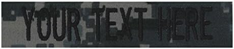 Personalized Military Name Tapes: Sew On, Velcro, Tactical or with a UNIQUE LOGO, Urban Digital, 4" Sew On (TEXT ONLY)