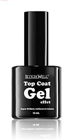 esmalte de unas top coat gel efecto 3d sin lampara uv o led 123 cosme