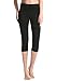 ABUSA Women's Cotton Workout Leggings Capris Power Flex Yoga Pants XXL Black