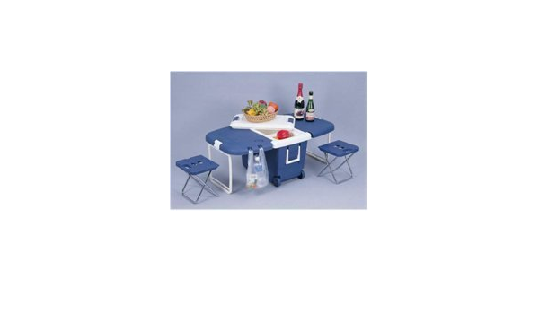 Nevera portátil Picnic 30L mesa + sillas plegables : Amazon ...