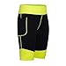 TrainingGirl Women's Hot Neoprene Sauna Sweat Shorts with Pocket Weight Loss Slimming Pants Workout Body Shaper Yoga Leggings (Black Hot Sauna Shorts, M)