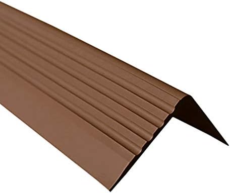 Anti-Slip Stair Nosing Profile for Stairs Angle Profile PVC Rubber RGP 1.5 m 50 x 42 mm
