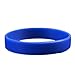 SODIAL(R) Fashion Silicone Rubber Elasticity Wristband Wrist Band Cuff Bracelet Bangle dark blue