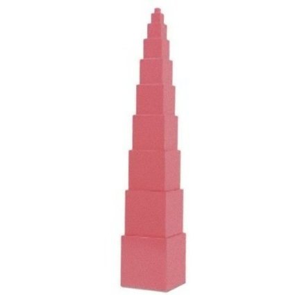 Montessori Pink Tower without stand