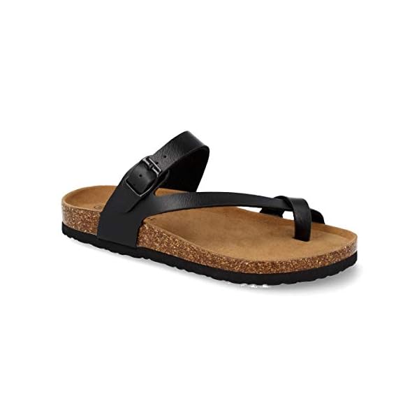 Sandalia de Dedo Mujer Tipo Esclava con Tira Cruzada y Planta Anatomica Bio. Primavera Verano 2020. | DeHippies.com