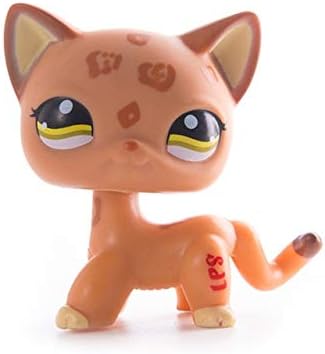 Yvonnezhang LPS Pet Shop Cute Short Hair Cat Toys Great Dane Collie Dogs PVC Action Stand Figure Toys Cosplay Dolls Model Toy Gifts For Kids,2