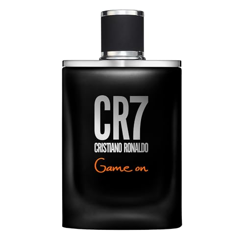 Cristiano Ronaldo CR7 Game On Set de Regalo - Colonia Deportiva y Audaz para Hombres con Notas Amaderadas - Spray Corporal y Gel de Ducha - 3 pz