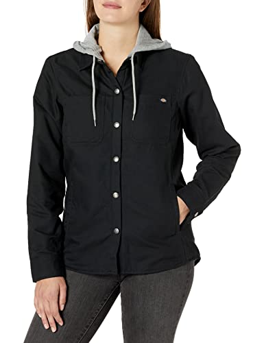 Dickies Damen Kapuzenjacke Duck Jacke, Schwarz, XS