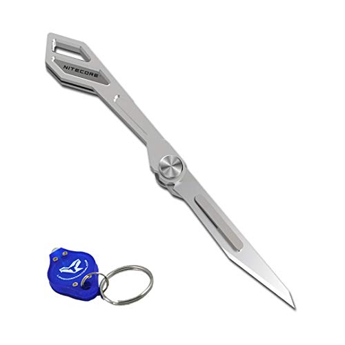Nitecore-minicuchillo NTK05 Original, Llavero De Titanio