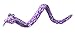 Aurora World Snake Plush, Purple Giraffe Print, 52