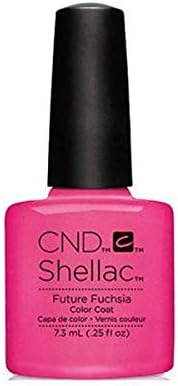 Hot New Color C N D Shellac UV LED Gel Nail Polish (Future Fuchsia)
