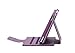 i-UniK Huawei MediaPad T3 7 Compatible Slim Folio Kickstand Tablet Case [Bonus Stylus] (Purple)