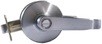 RL-Series Standard Cold Rolled Steel Satin Chromium Plated Privacy Cylindrical Lock with Sierra SR Lever, 1-3/4" Door Thickness (Pack of 1)