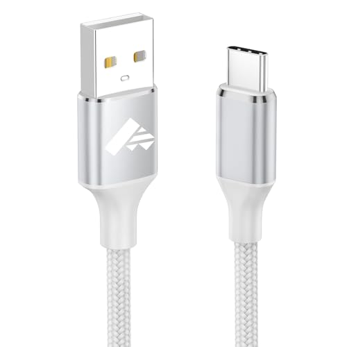 Aioneus Type C Cable 2M USB C Cable Nylon Braided USB C Cord Fast Charging USB to Type C for iPhone 17 16 15 Pro Max Air, Galaxy S25 S24, iPad, MacBook Pro, Switch, Huawei, PS5, etc