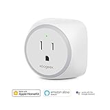 Smart WiFi Plug, Koogeek WiFi Outlet Mini Socket Works with Apple HomeKit, Amazon Alexa and Google Assistant for iOS and Android Devices Remote Control