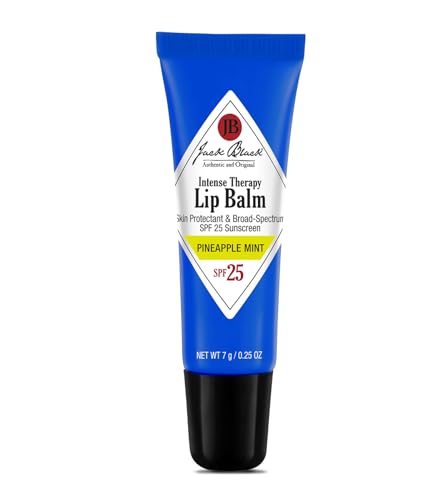 Jack Black Intense Therapy Lip Balm, 0.25-Oz. – SPF 25 Sun Protection, Lip Moisturizer, Hydrating Lip Balm with SPF, Lip Sunscreen