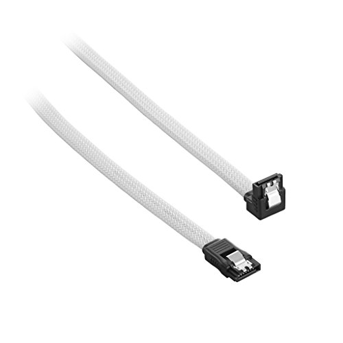 CableMod ModMesh Right Angle SATA 3 Cable 30cm - White