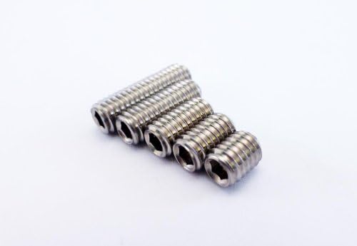 A2 Stainless Steel Socket Set Grub Screw Plain Cup Point-M3-4mm-10
