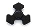 Aluminum Fidget Spinner EDC Focus Toy - Machined Aluminum with Premium Ceramic Hybrid Bearing for Ultra Long Spins - Great for ADD, ADHD, Autism, Stress and Anxiety Relief (Black)
