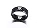 Stainless Steel League of Legends LOL Rings,ADC Engraved,Black,Size 6