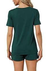 RUBZOOF Women's Short Sleeve Pajama Sets with