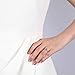 SOMEN TUNGSTEN 925 Sterling Silver Ring Infinity Knot Rings Eternity Wedding Band Size 6