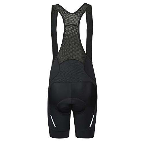 Women's Bib Shorts Tights Bicycle Pants Bicycle Pad Bicycle Clothing (Black, L) - Thumbnail 2