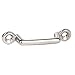 Amarine Made Pack of 6 Stainless Steel Bimini Top Strap, Pad Eye,Footman's Loop for Jeep Corvette, Buggy, Kayak Tie Downs
