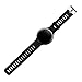 kwmobile Watch Band Compatible with Huami Amazfit - Watch Band Replacement Silicone Strap - Black/Grey
