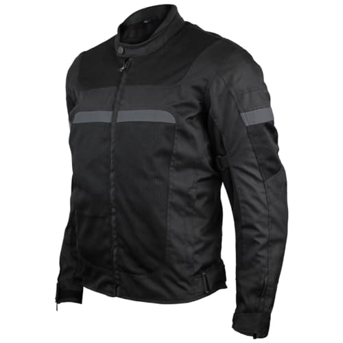Vance Leather Revo Mens Black Advanced All-Season Reflective Mesh